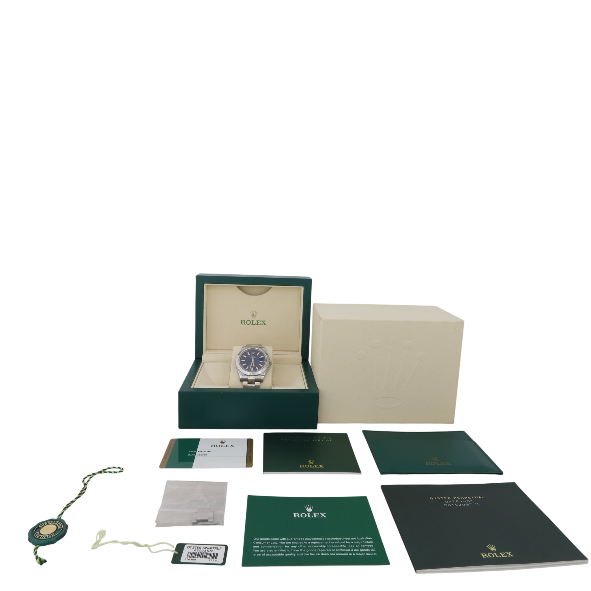 Rolex Oyster Perpetual Datejust II 41mm Watch