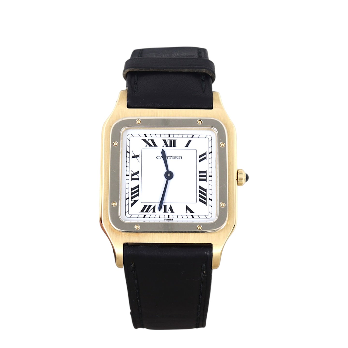 Cartier Santos Dumont Watch 18k Yellow Gold
