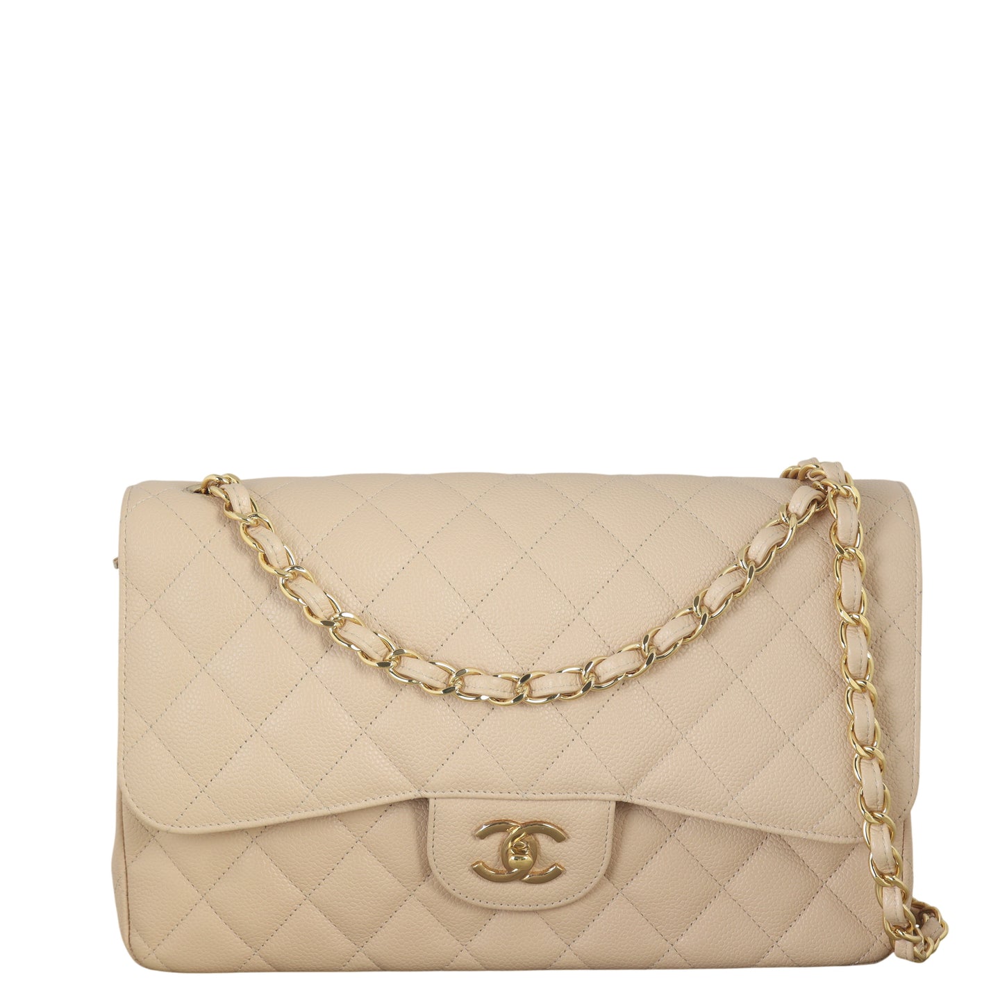 Chanel Classic Double Flap Jumbo Caviar