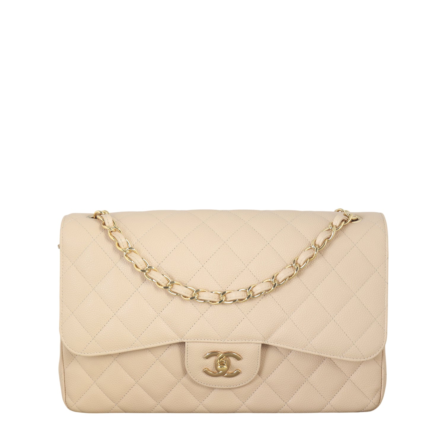 Chanel Classic Double Flap Jumbo Caviar