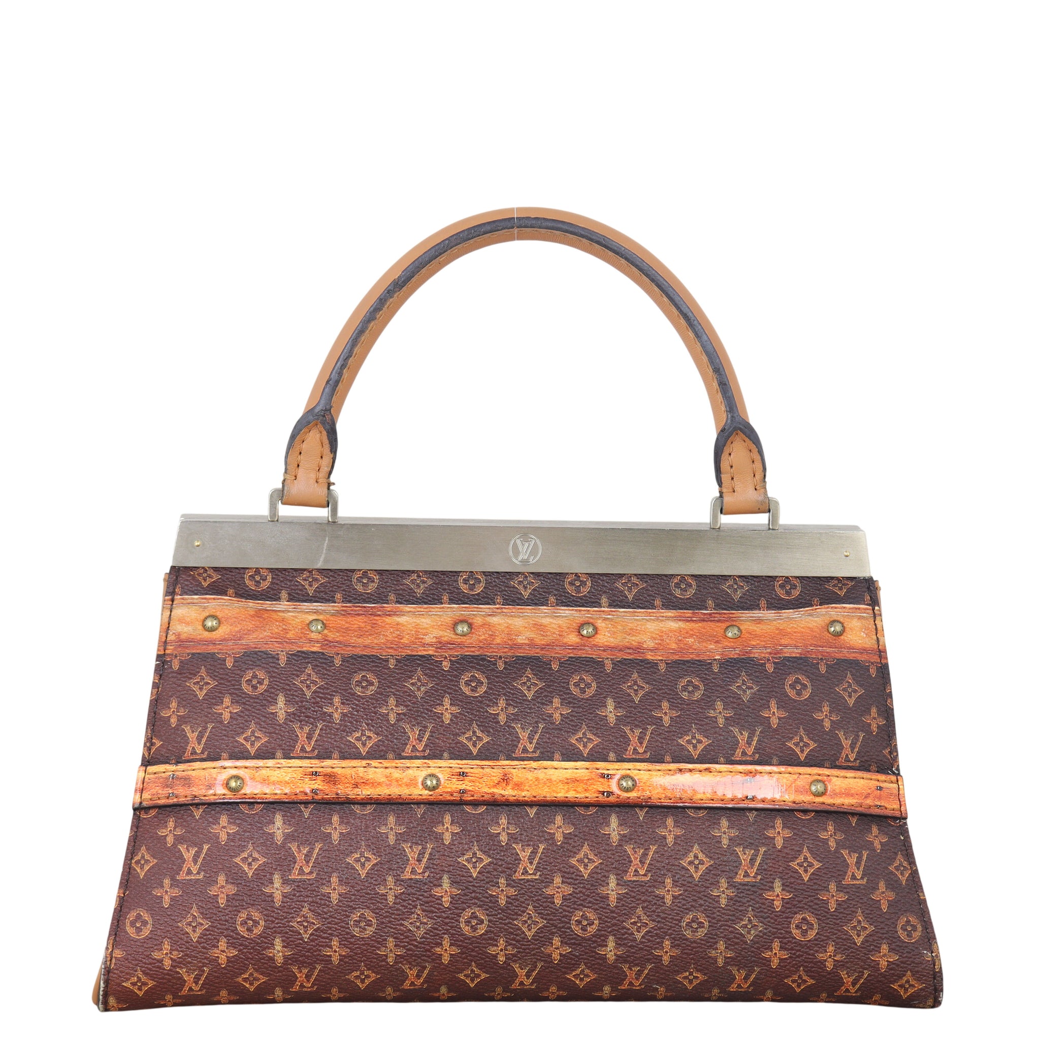 Louis Vuitton Time Trunk Crown Frame Bag Monogram Transformed