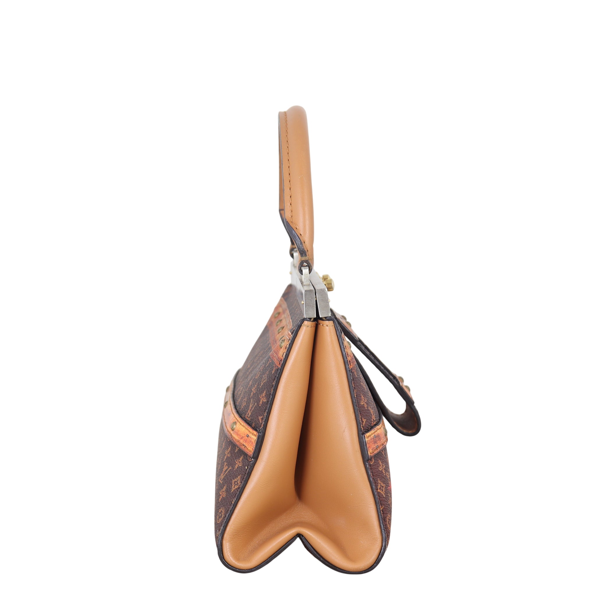 Louis Vuitton Time Trunk Crown Frame Bag Monogram Transformed