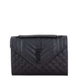 Saint Laurent Monogram Mix Matelasse Envelope Chain Bag Medium