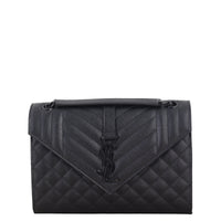 Saint Laurent Monogram Mix Matelasse Envelope Chain Bag Medium