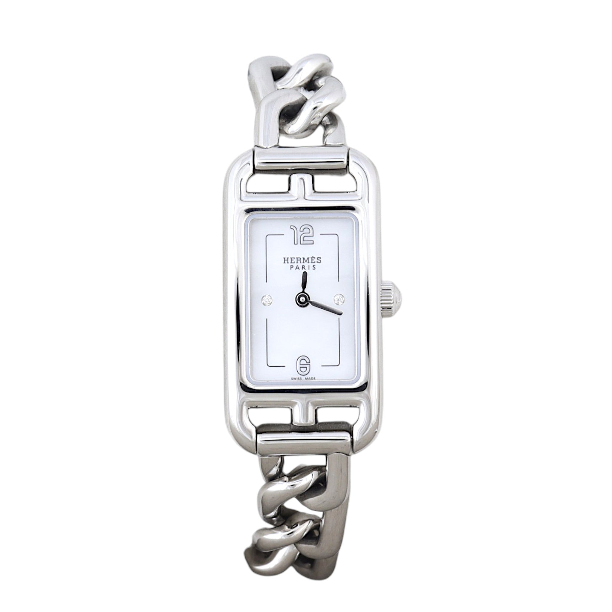 Hermes Nantucket Diamond Watch