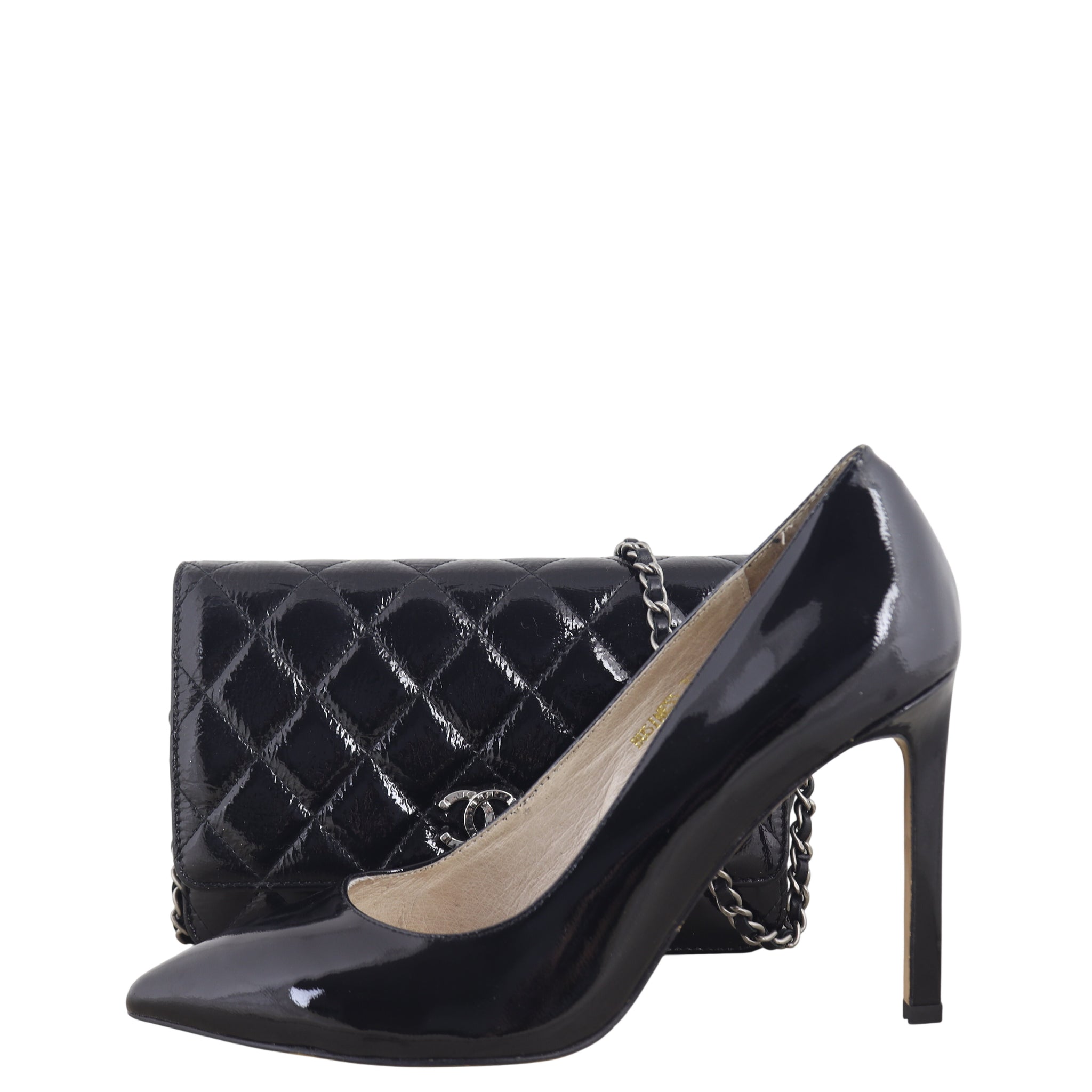 Chanel Classic Wallet on Chain Patent