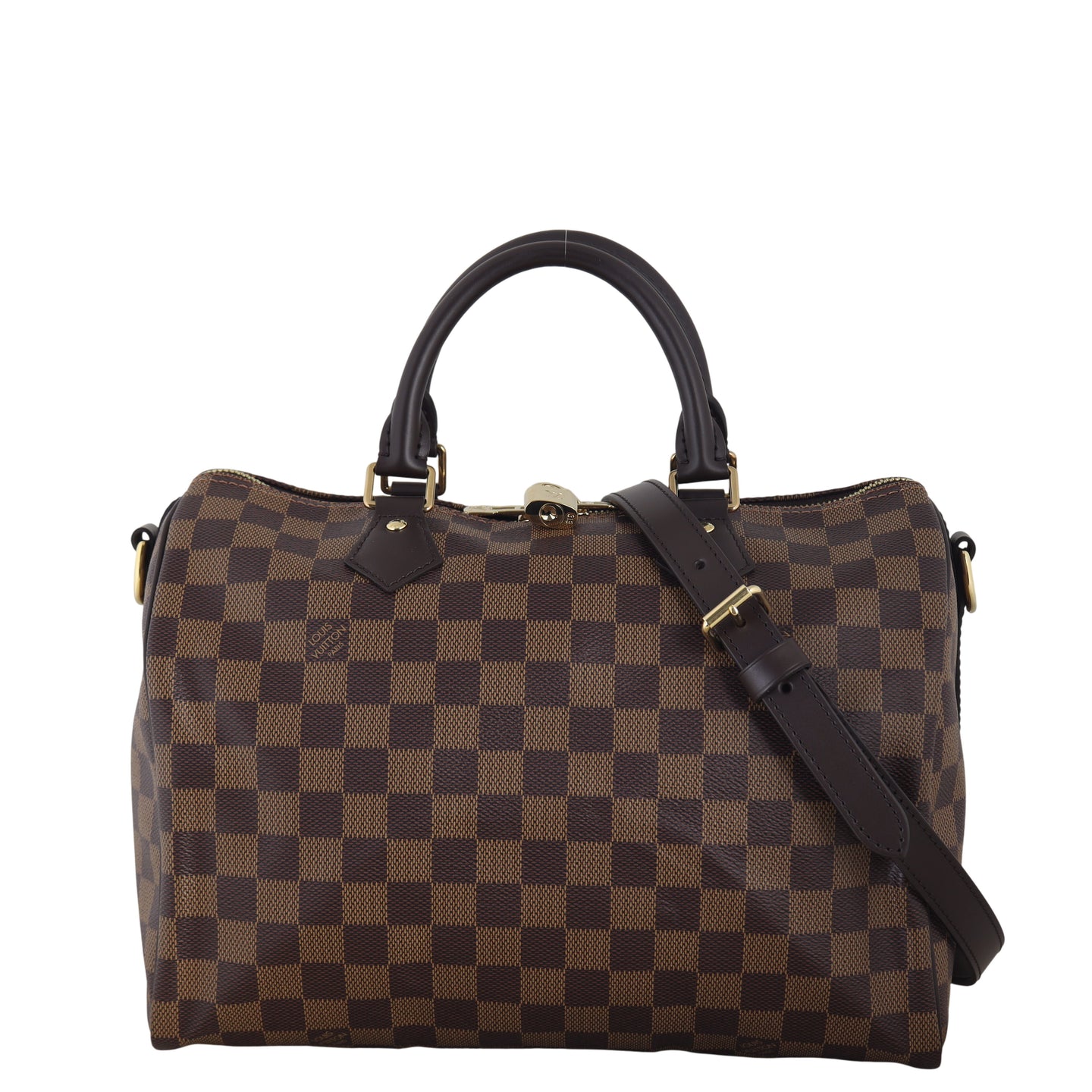 Louis Vuitton Speedy 30 Bandouliere Damier Ebene