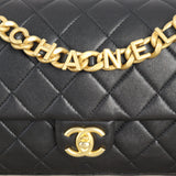 Chanel Logo Letters Flap Bag