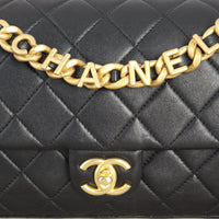 Chanel Logo Letters Flap Bag