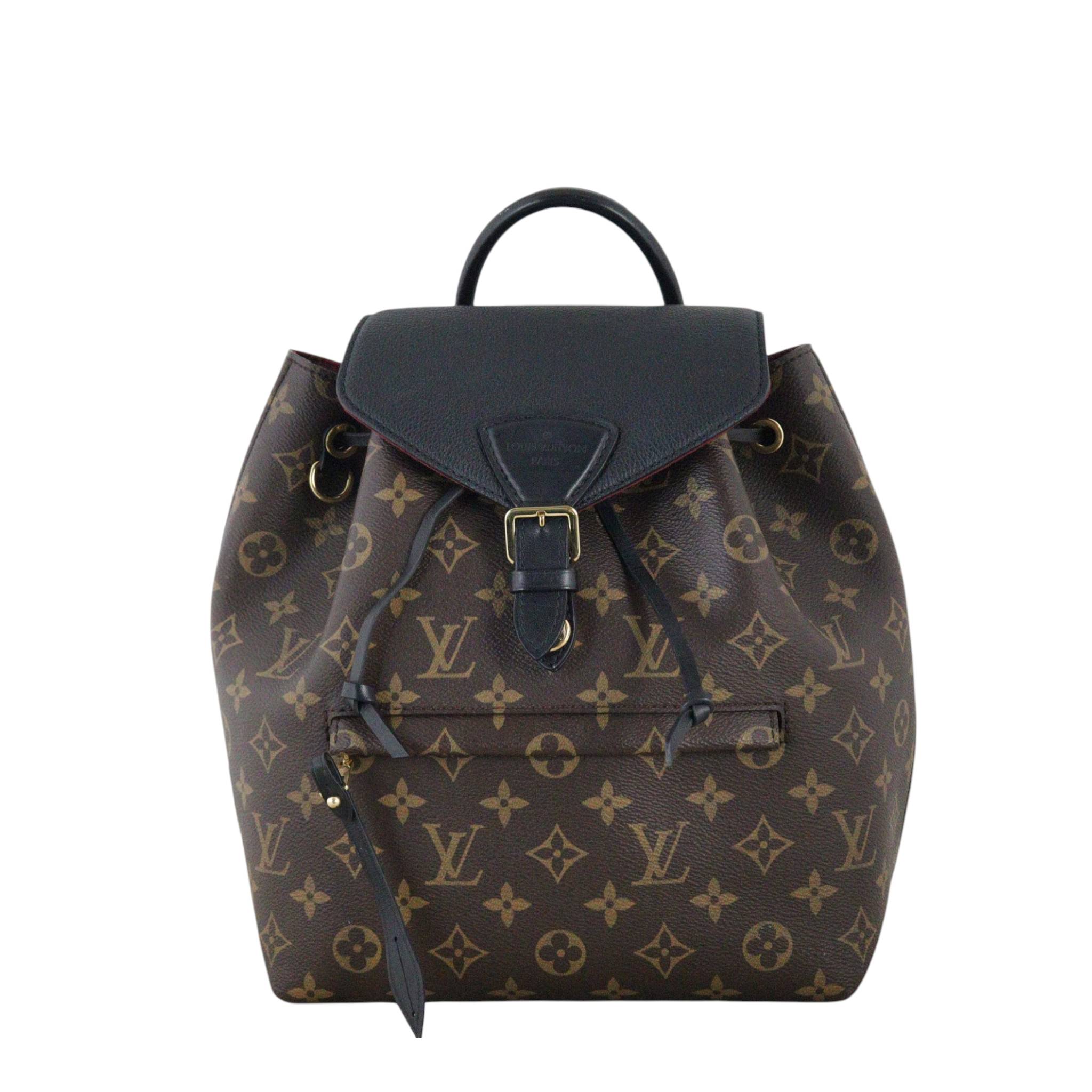 Louis Vuitton Montsouris PM Backpack Monogram Noir
