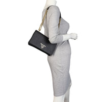 Prada Metal Saffiano Chain Bag