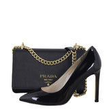Prada Metal Saffiano Chain Bag