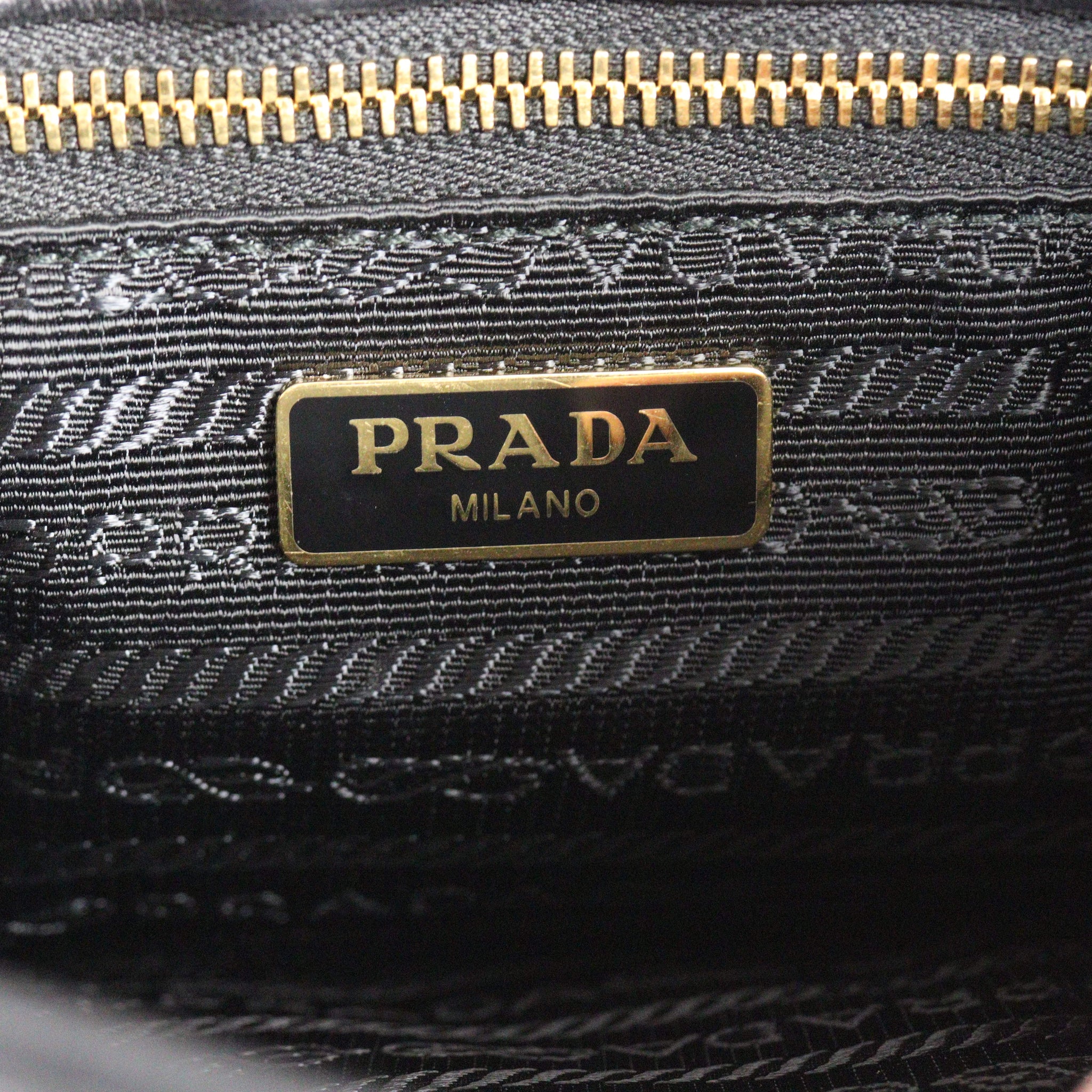 Prada Metal Saffiano Chain Bag