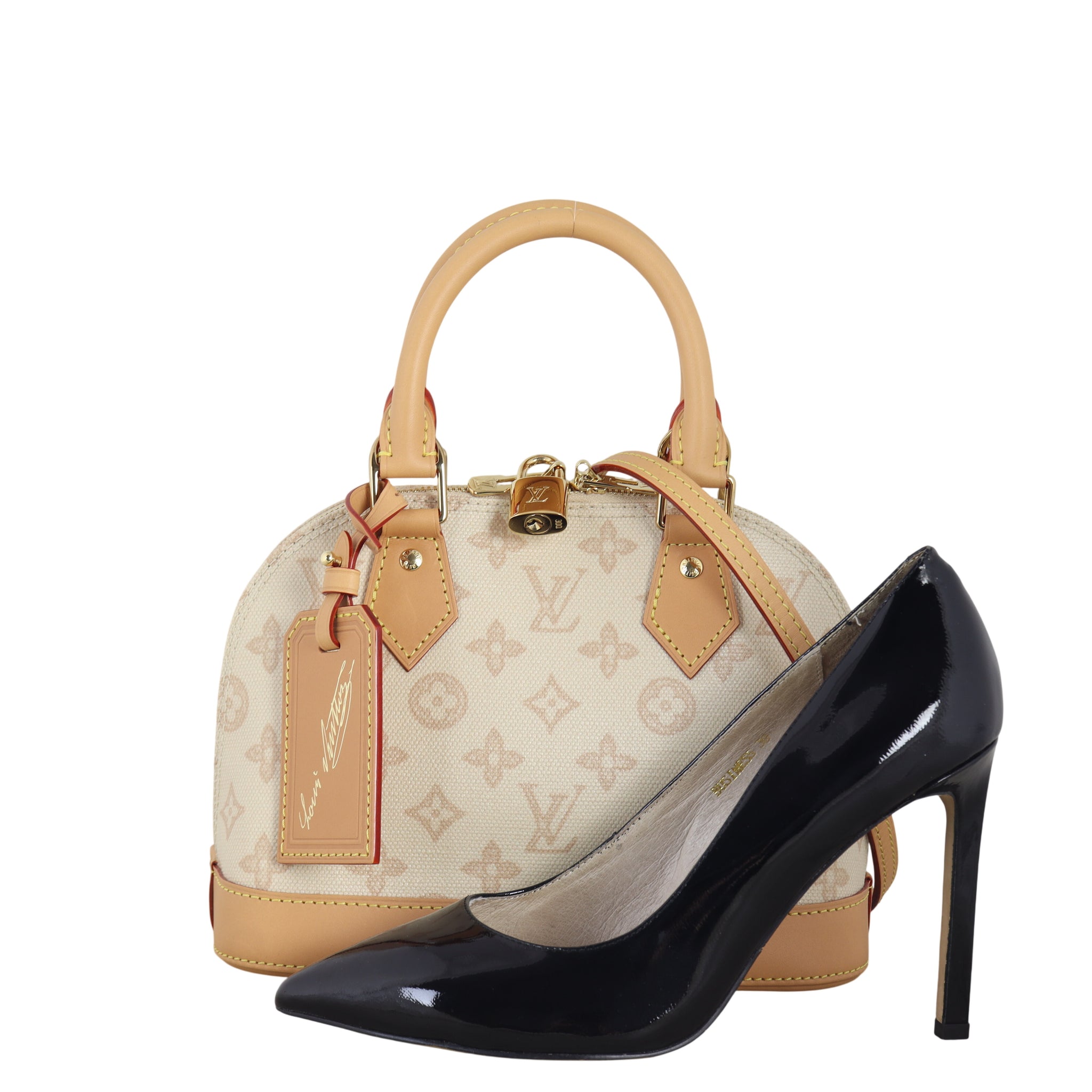 Louis Vuitton Alma BB Monogram Origine Lin