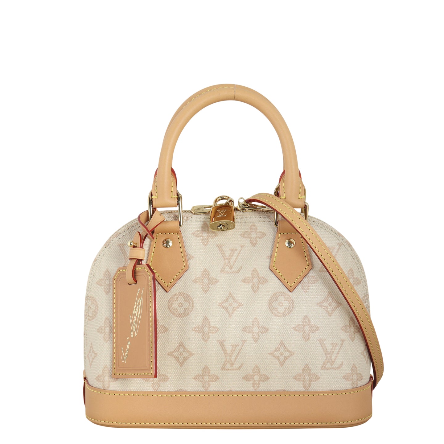 Louis Vuitton Alma BB Monogram Origine Lin