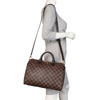 Louis Vuitton Speedy 30 Bandouliere Damier Ebene