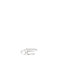 Cartier Juste un Clou Diamond 18k White Gold Ring Small
