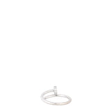 Cartier Juste un Clou Diamond 18k White Gold Ring Small