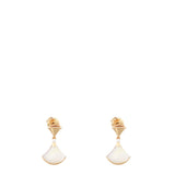 Bvlgari Diva's Dream 18k Rose Gold Diamond Mother of Pearl Drop Earrings