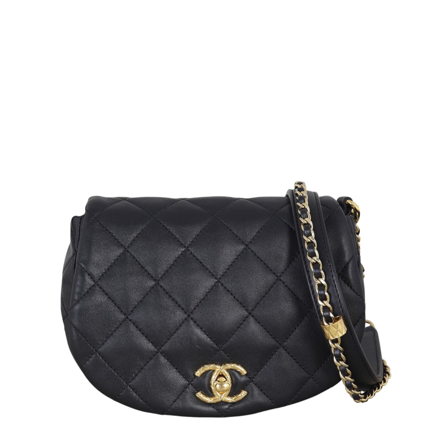 Chanel CC Round Messenger Bag