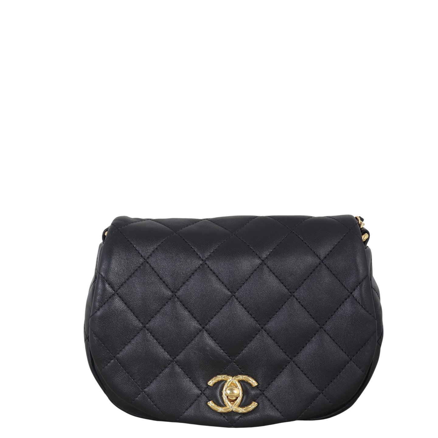 Chanel CC Round Messenger Bag