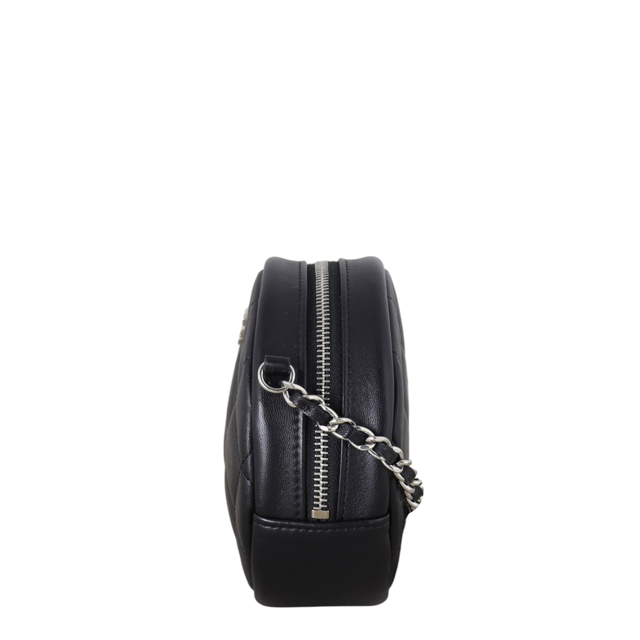 Chanel CC Round Clutch with Chain