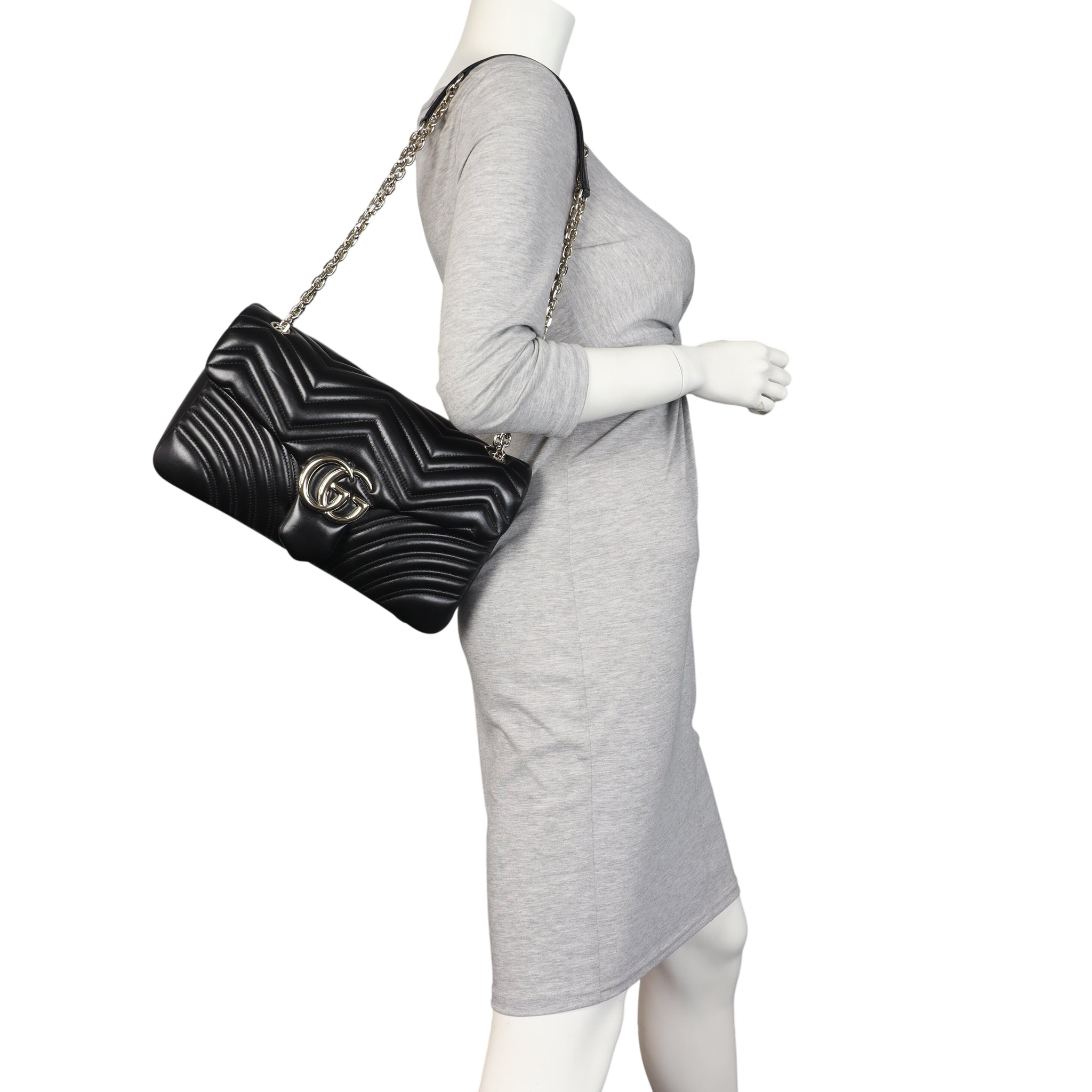 Gucci GG Marmont Matelasse Large Shoulder Bag