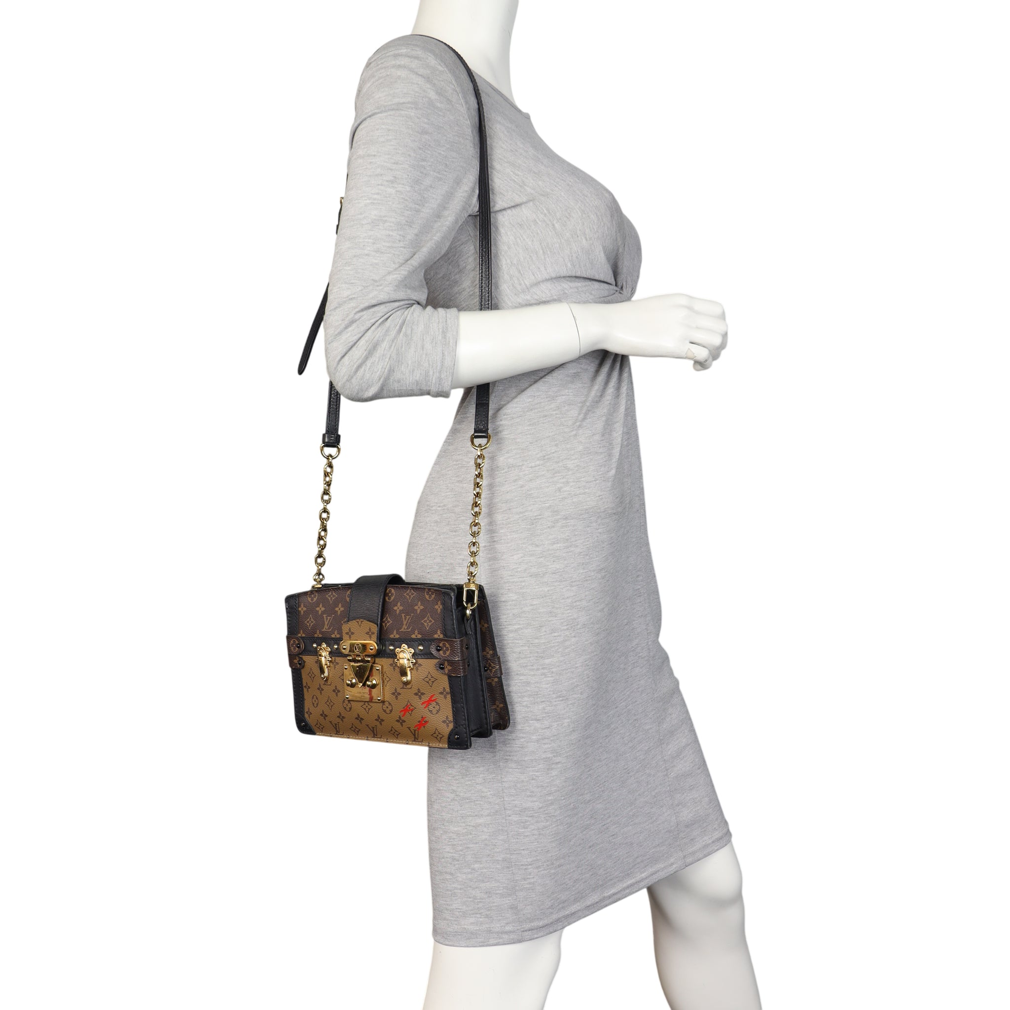 Louis Vuitton Trunk Clutch Monogram Reverse