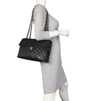 Chanel Classic Single Flap Jumbo Caviar