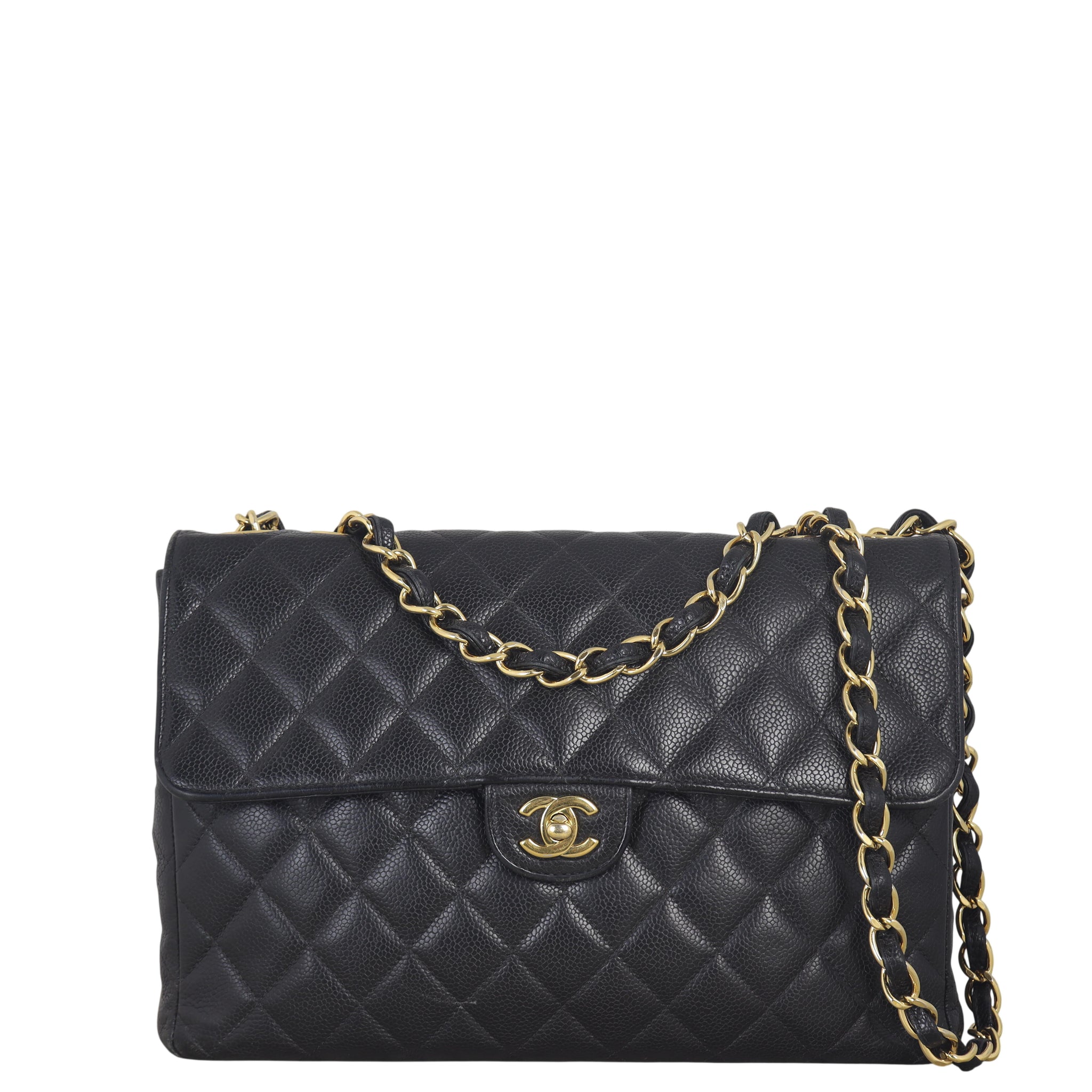 Chanel Classic Single Flap Jumbo Caviar