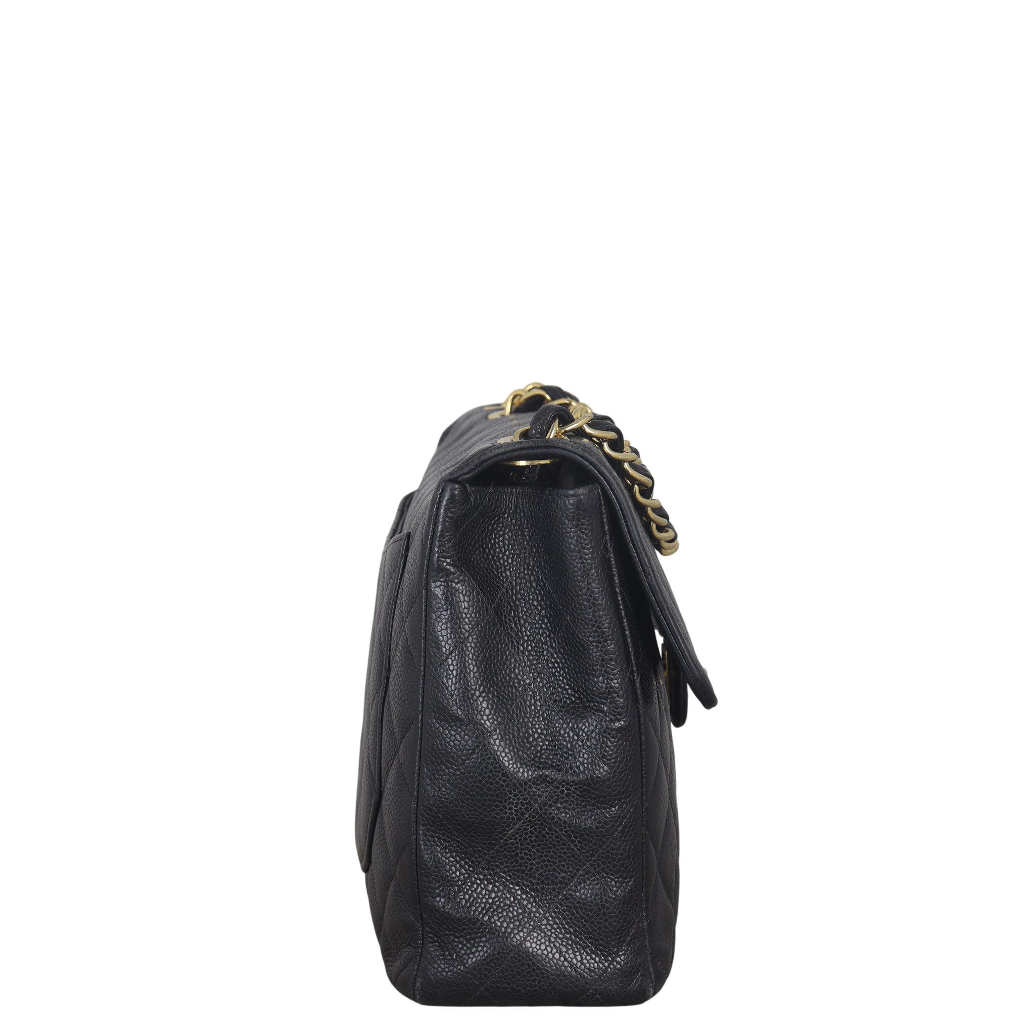 Chanel Classic Single Flap Jumbo Caviar