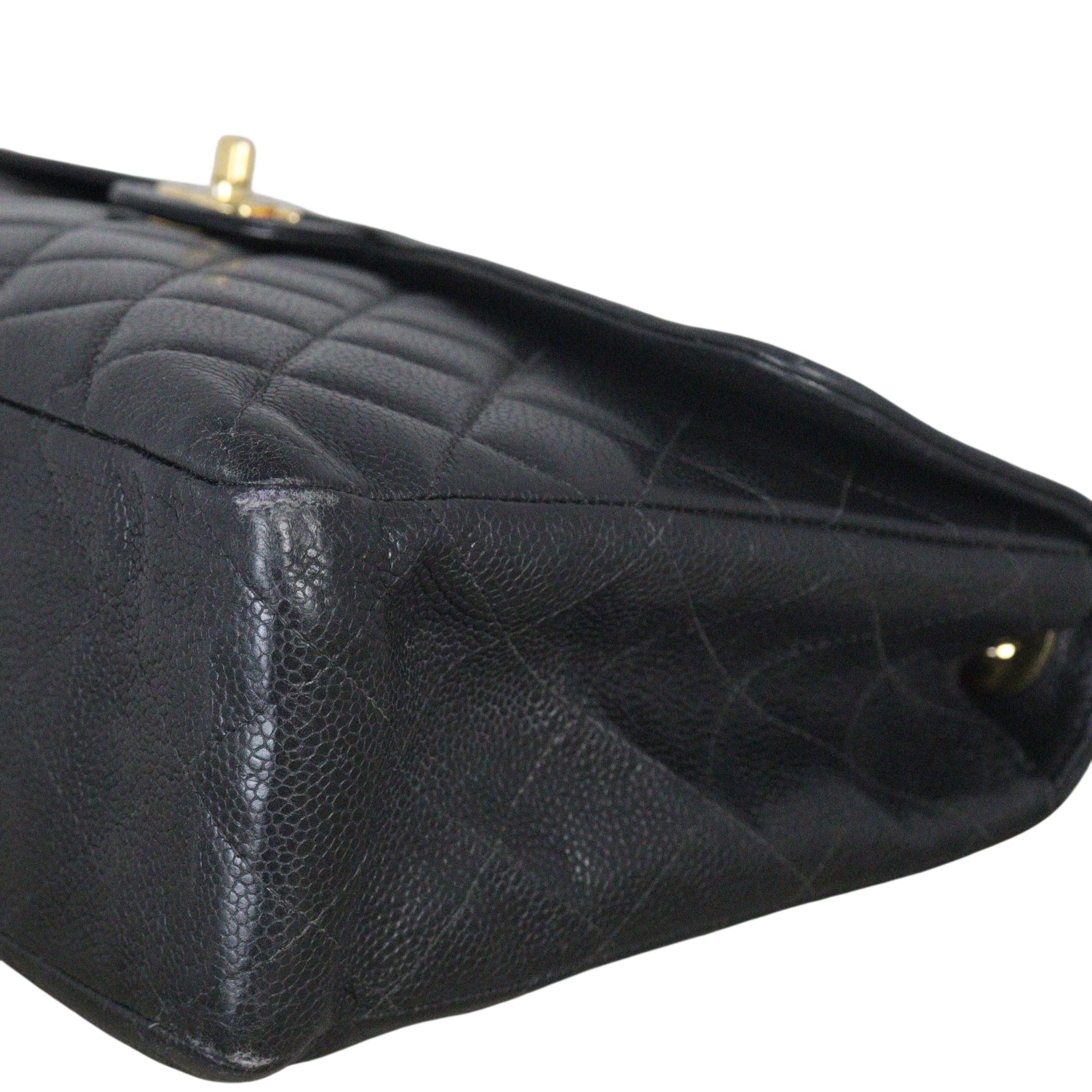 Chanel Classic Single Flap Jumbo Caviar