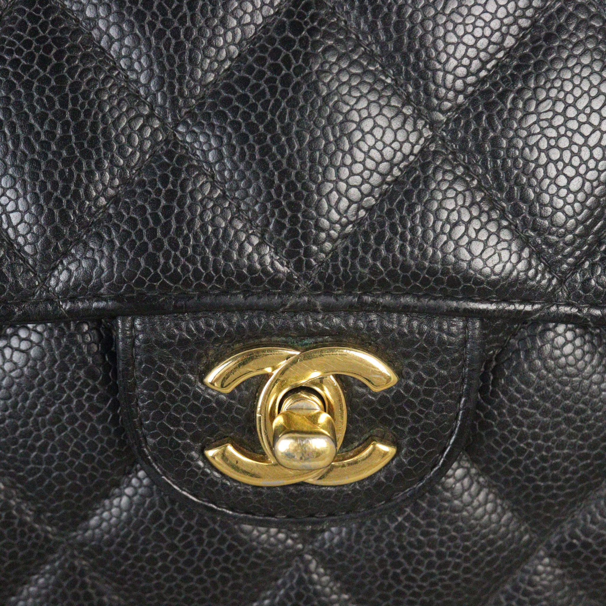 Chanel Classic Single Flap Jumbo Caviar