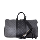 Louis Vuitton Keepall 50 Bandouliere Monogram Eclipse Reverse
