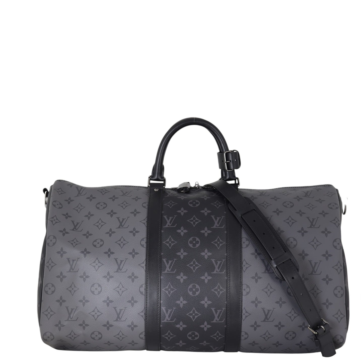 Louis Vuitton Keepall 50 Bandouliere Monogram Eclipse Reverse