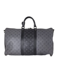 Louis Vuitton Keepall 50 Bandouliere Monogram Eclipse Reverse