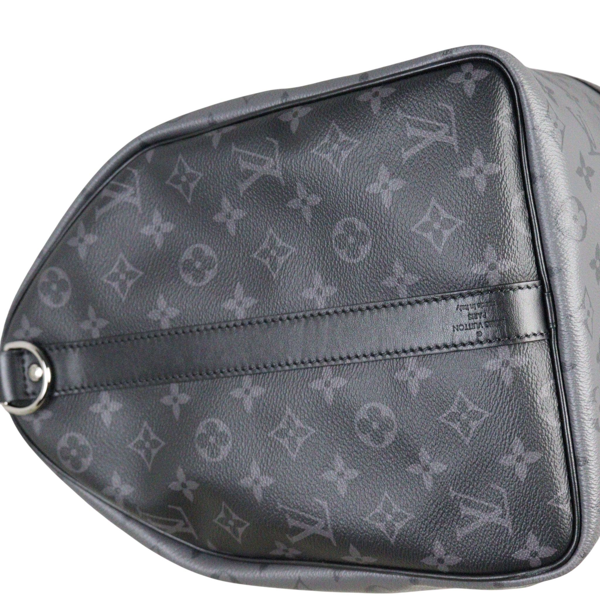 Louis Vuitton Keepall 50 Bandouliere Monogram Eclipse Reverse