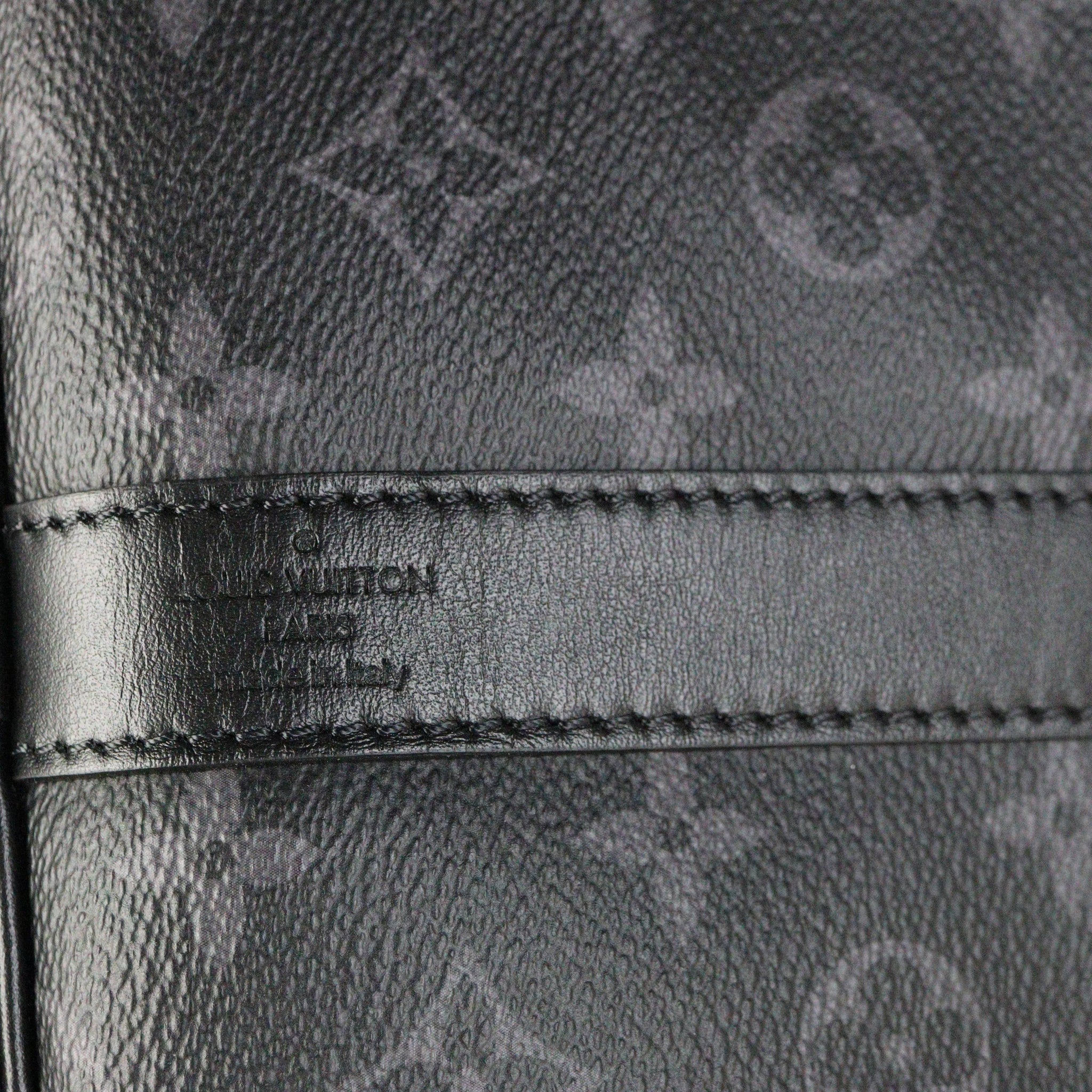 Louis Vuitton Keepall 50 Bandouliere Monogram Eclipse Reverse