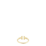 Tiffany & Co Tiffany T Wire Diamond 18k Yellow Gold Ring