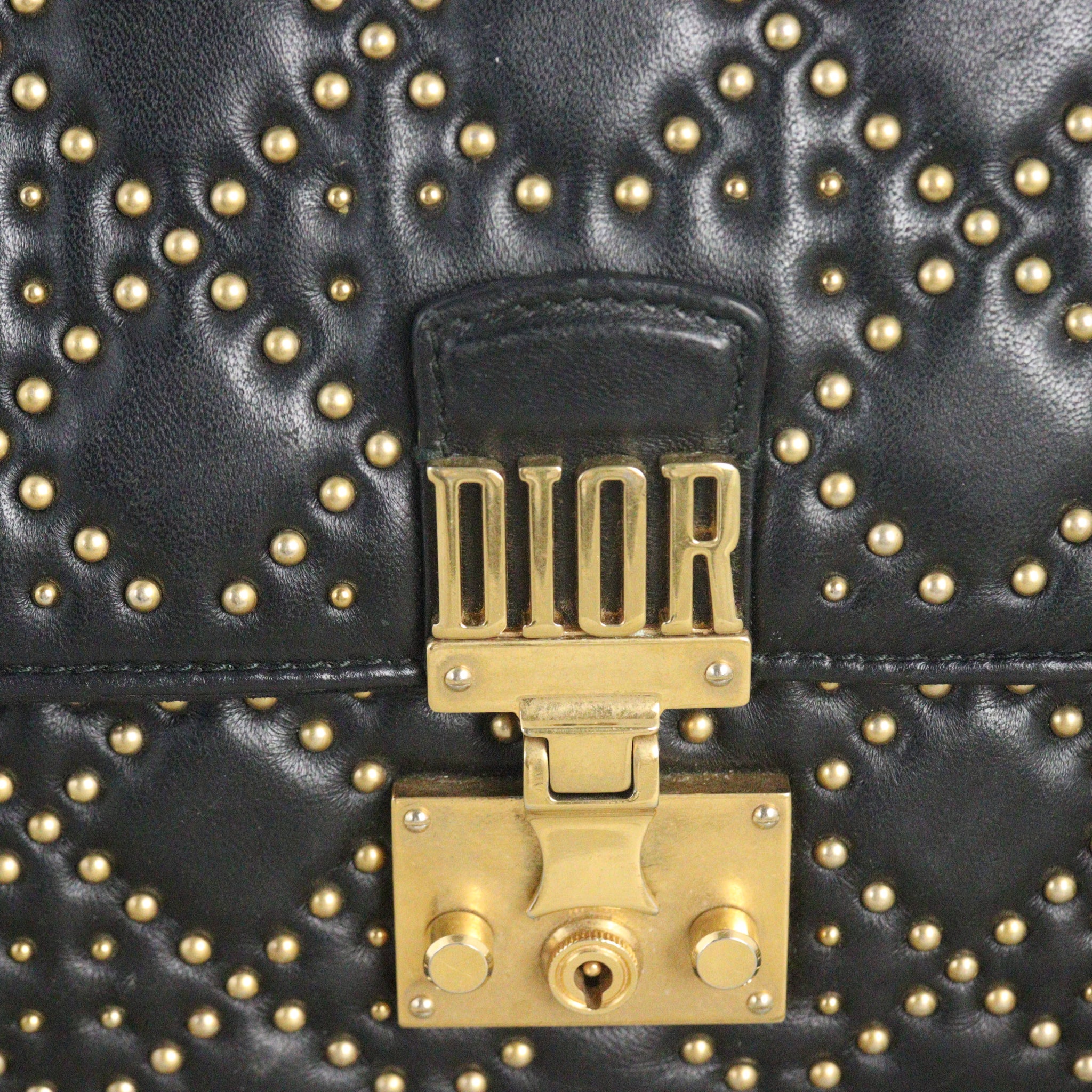Dior Dioraddict Medium Flap Bag Studded