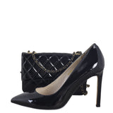 Chanel CC Eyelet Wallet On Chain Patent