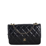 Chanel CC Eyelet Wallet On Chain Patent