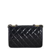 Chanel CC Eyelet Wallet On Chain Patent