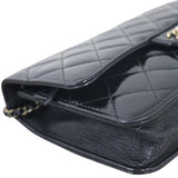 Chanel CC Eyelet Wallet On Chain Patent
