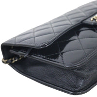 Chanel CC Eyelet Wallet On Chain Patent