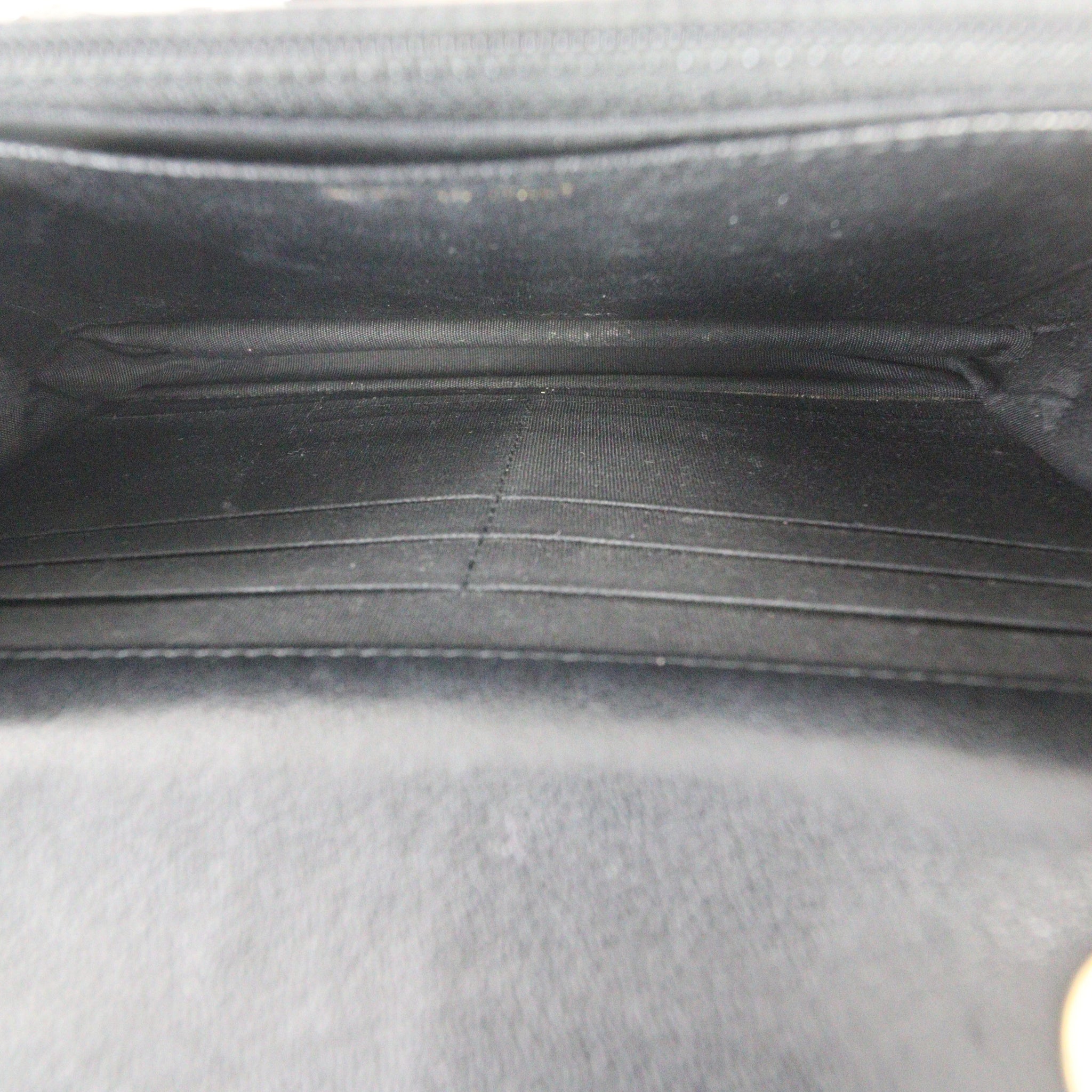 Chanel CC Eyelet Wallet On Chain Patent