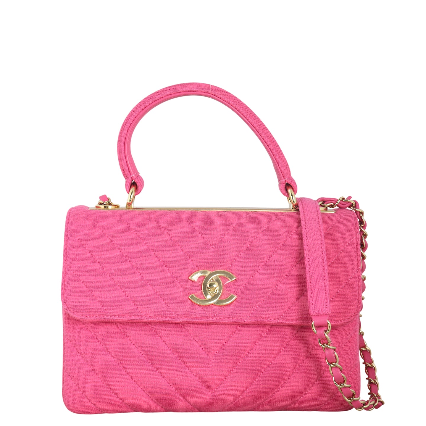 Chanel CC Trendy Chevron Jersey