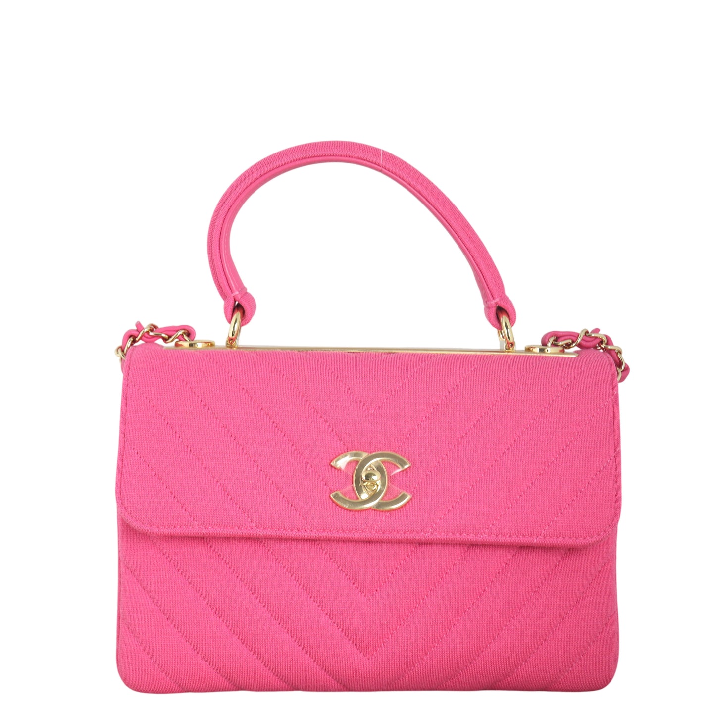 Chanel CC Trendy Chevron Jersey