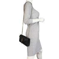 Saint Laurent Monogram Mix Matelasse Envelope Chain Bag Small