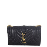 Saint Laurent Monogram Mix Matelasse Envelope Chain Bag Small